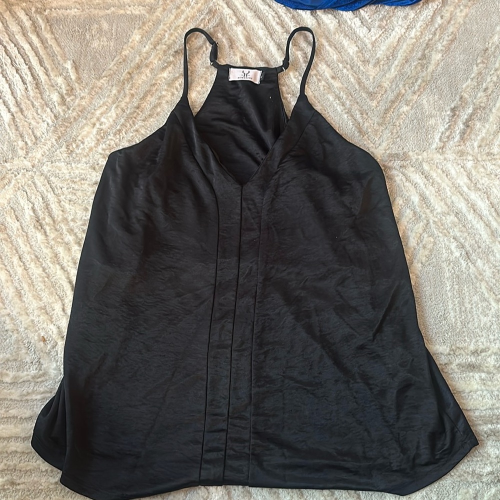 Black Silky Top